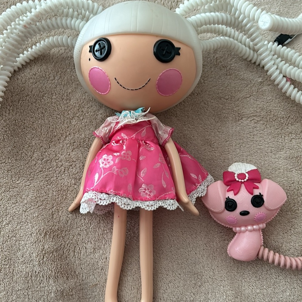 “Suzette La Sweet “ Pink  and White Doll with Pet - Picture 3 of 4